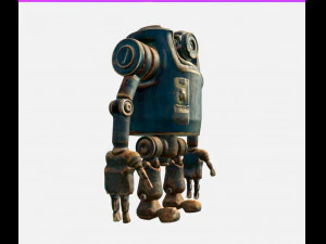 dirty robot 3D Model