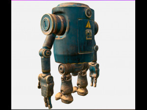 dirty robot 3D-Modell