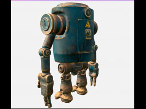 dirty robot 3D Model