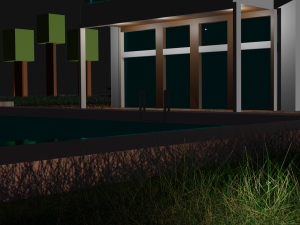 minimalist house low poly 3d 3D Модель