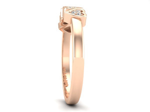 heart diamond jewelry ring for woman 3D Принт Модель
