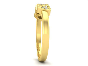 heart diamond jewelry ring for woman 3D Принт Модель