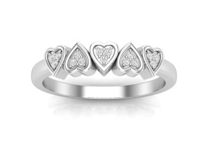 heart diamond jewelry ring for woman 3D Принт Модель