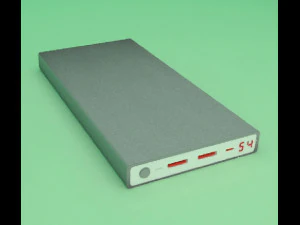 banco de energ&iacute;a Modelo 3D