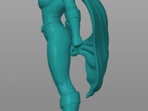 Garota Poderosa Modelo 3D