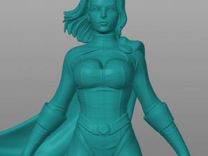 Power Girl 3D Model