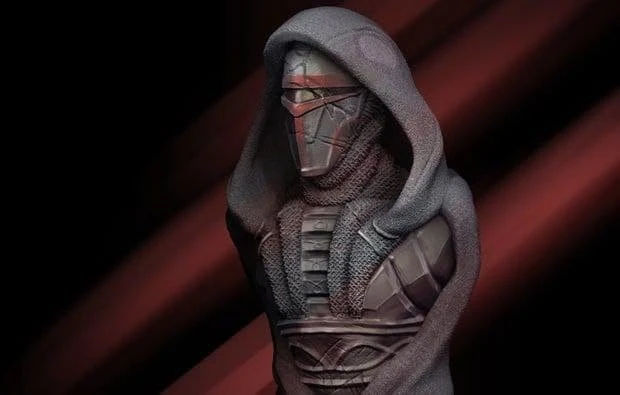 Darth Revan bust 3D print 3D Print Model .c4d .max .obj .3ds .fbx .stl .blend 