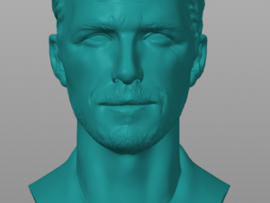 David Beckham bust 3D Modelo de Impressão 3D