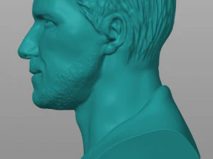 David Beckham bust 3D 3D Print Model