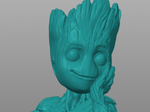 Groot flower bowl Modelo de Impressão 3D