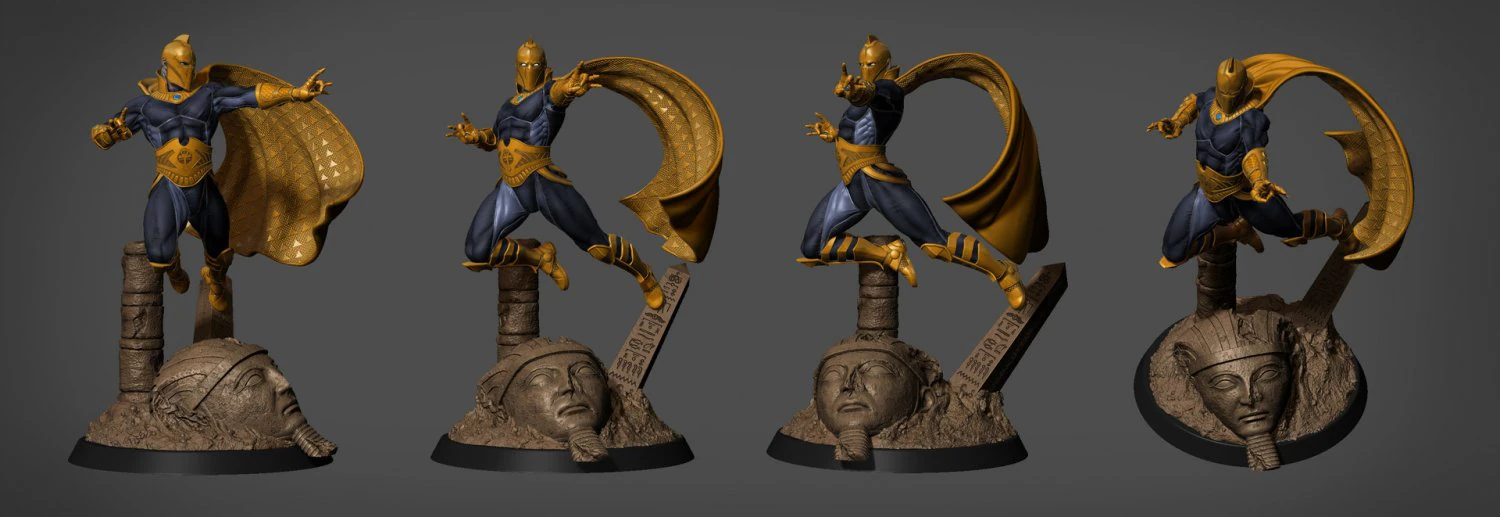 Dr Fate 3D Model .c4d .max .obj .3ds .fbx .stl .blend