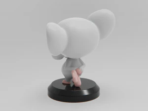 The Brain Pinky and Brain 3D Print Model