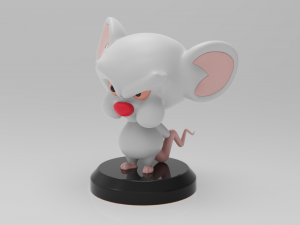 The Brain Pinky and Brain 3D Принт Модель