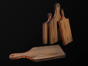 cutting board old and new 3D Model