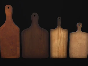 cutting board old and new 3D Model