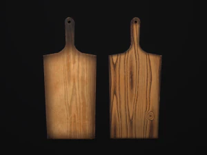 cutting board old and new 3D Model