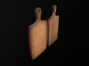 cutting board old and new 3D 模型