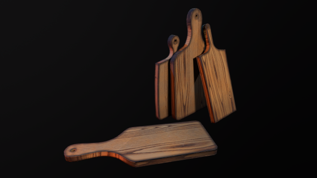 new clean cutting board 3D Model .c4d .max .obj .3ds .fbx .stl .blend 