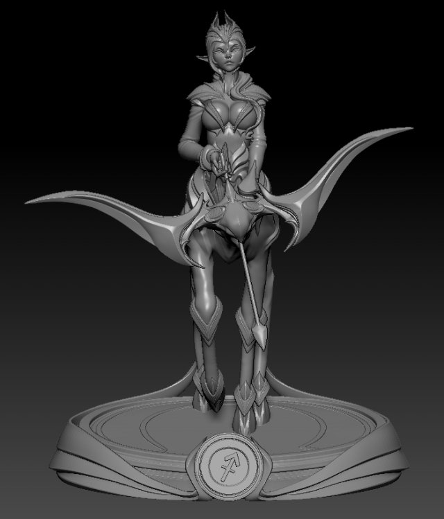 sagittarius centaur Modello 3D .c4d .max .obj .3ds .fbx .stl .blend 