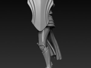 female knight 3D Model
