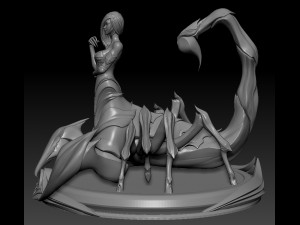 scorpion zodiac sign Modèle 3D