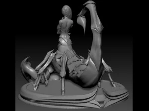 scorpion zodiac sign 3D Model