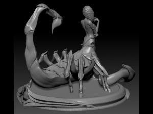 scorpion zodiac sign Modèle 3D