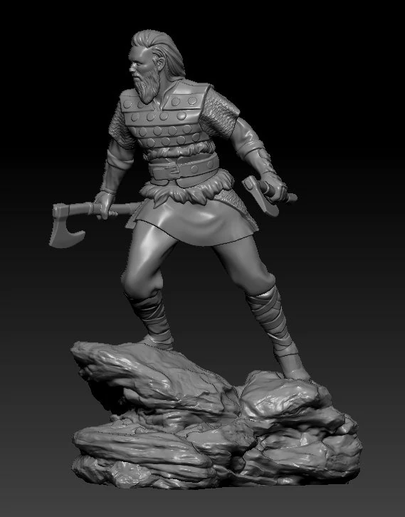 viking 3D Model .c4d .max .obj .3ds .fbx .stl .blend