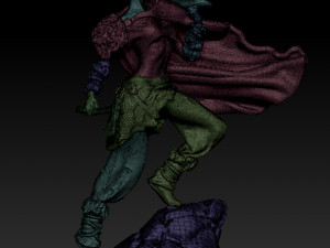 female nordic warrior 3D 模型