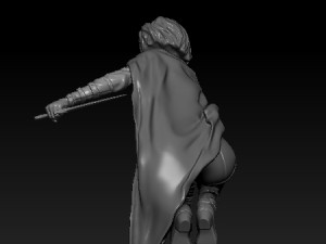 female rogue Modello 3D