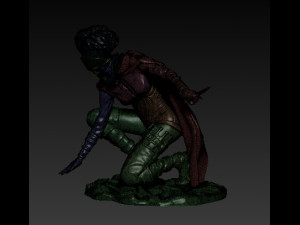 female rogue Modello 3D