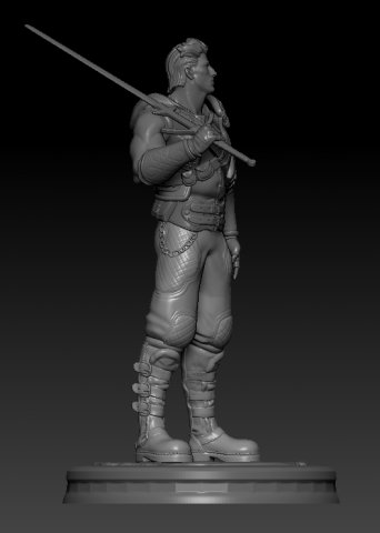 warrior tamiren 3D Модель .c4d .max .obj .3ds .fbx .stl .blend 