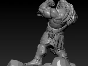 pen stand orc 3D Model