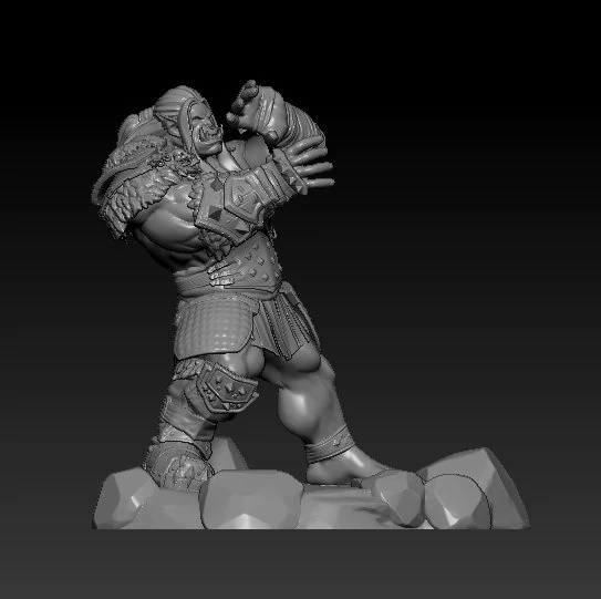 pen stand orc 3D Model .c4d .max .obj .3ds .fbx .stl .blend 