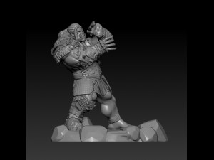 pen stand orc 3D Model