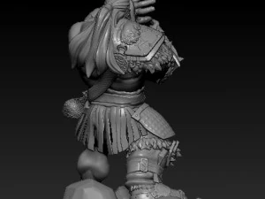 pen stand orc 3D Model