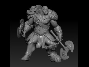 orc warrior 3Dモデル