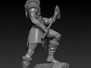 barbarian nord 3Dモデル