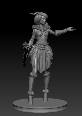 dryad 3D 模型 .c4d .max .obj .3ds .fbx .stl .blend 