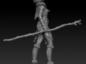 dryad 3D 模型
