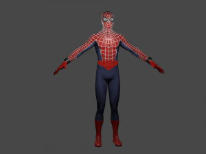spider-man fan costume 3D Model