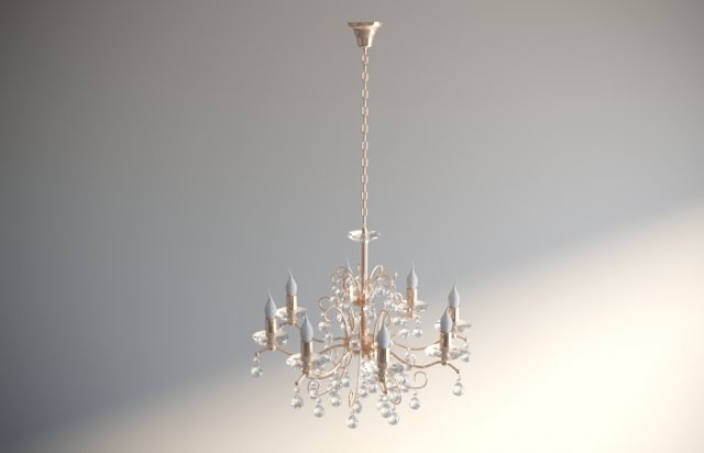 chandelier Model 3D .c4d .max .obj .3ds .fbx .stl .blend