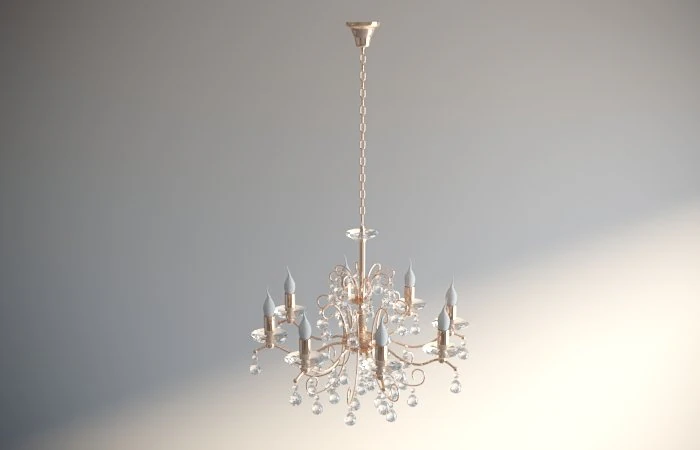 chandelier 3D Model .c4d .max .obj .3ds .fbx .stl .blend 