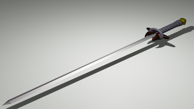 fantasy sword Modello 3D .c4d .max .obj .3ds .fbx .stl .blend 