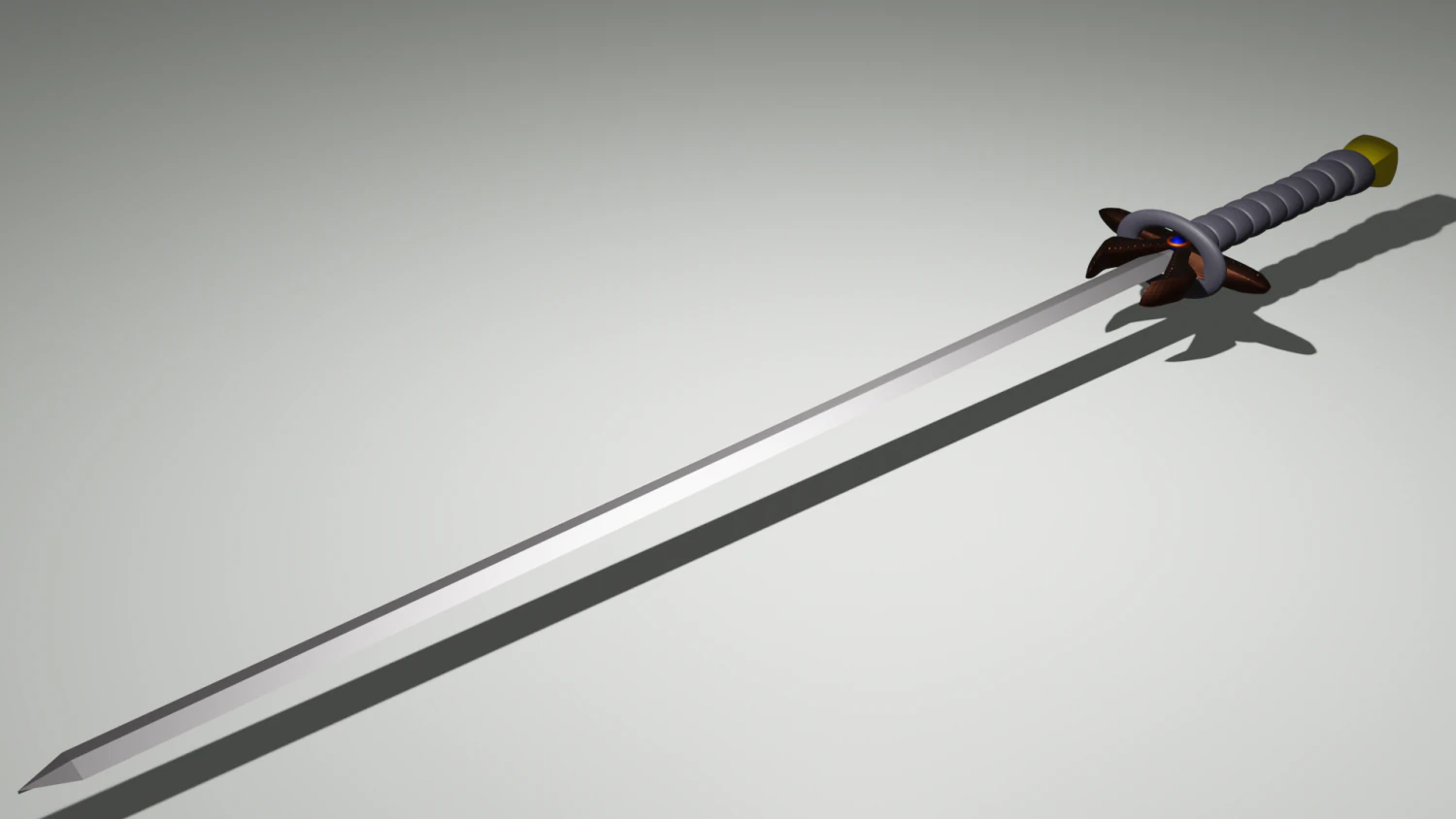 fantasy sword 3D Model .c4d .max .obj .3ds .fbx .stl .blend 