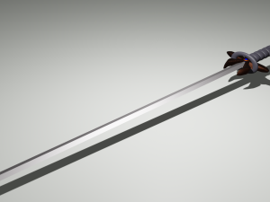 fantasy sword 3D 模型