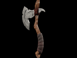 axe low-poly 3D Model
