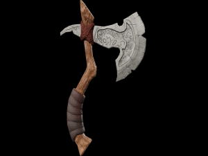 axe low-poly 3D Model