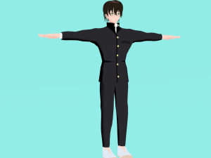 man character Modello 3D