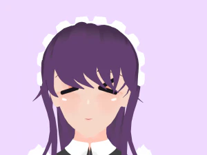 Dziewczyna z anime Komi-san Model 3D